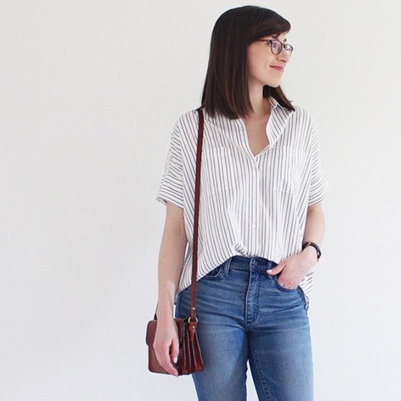 Madewell Tops - Madewell Courier Button Down Shirt Size XS